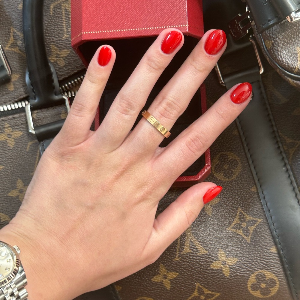 Cartier love wedding band ring size 60 mm (us 9)